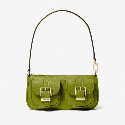 MICHAEL KORS OUTLET – Zoe Pebbled Leather Pochette Shoulder Small