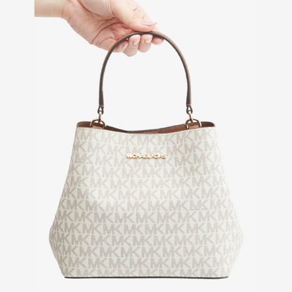 MICHAEL KORS OUTLET – Pratt Bucket Crossbody Small - MK Signature