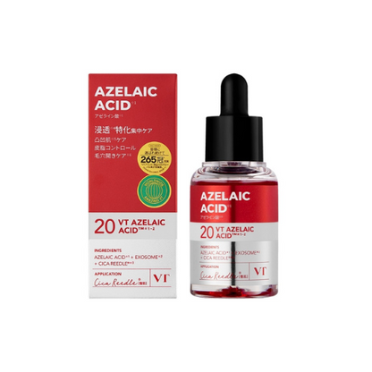 VT Cosmetics Reedle S AZ Care Serum 30ml – Azelaic Acid, CICA REEDLE®, Exosome