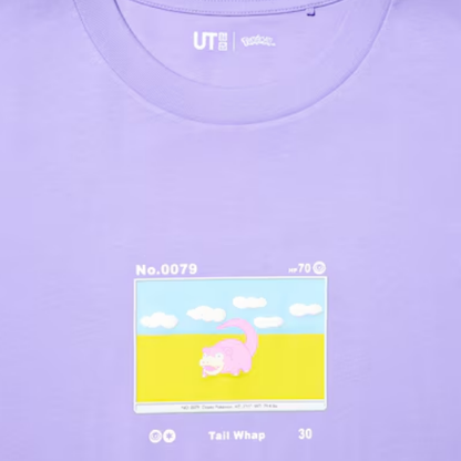 UNIQLO Pokémon UT Graphic T-Shirt | Slowpoke (PURPLE)