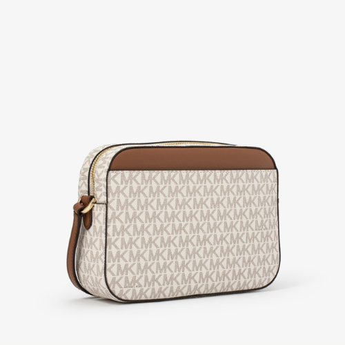 MICHAEL KORS OUTLET – Jet Set Item EW Zip Chain Crossbody Large - MK Signature