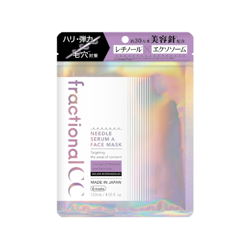 Máscara Facial Fractional CC Needle Serum A – 6 Folhas (Fabricado no Japão)