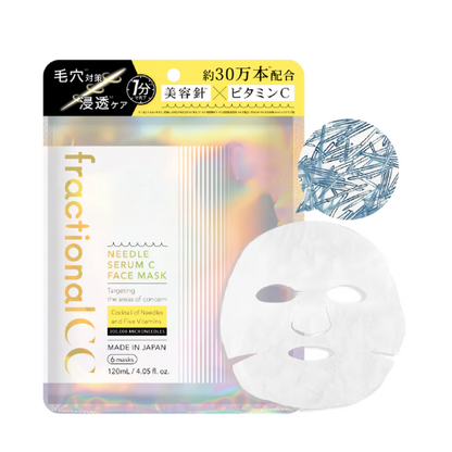 Máscara Facial CC Needle Serum C fracionada – 6 folhas (fabricada no Japão)