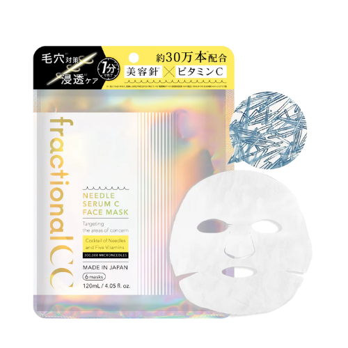Máscara Facial CC Needle Serum C fracionada – 6 folhas (fabricada no Japão)