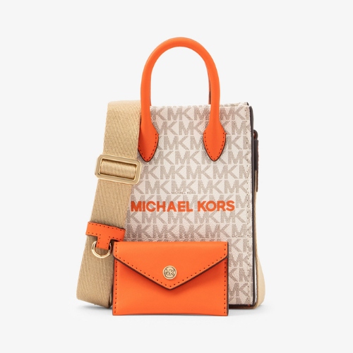 MICHAEL KORS OUTLET – Mirella Phone Crossbody Extra-Small – MK Signature