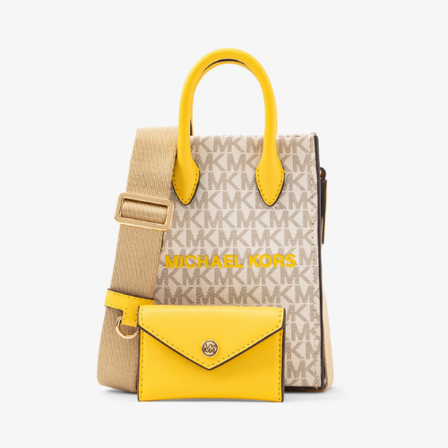 MICHAEL KORS OUTLET – Mirella Phone Crossbody Extra-Small – MK Signature