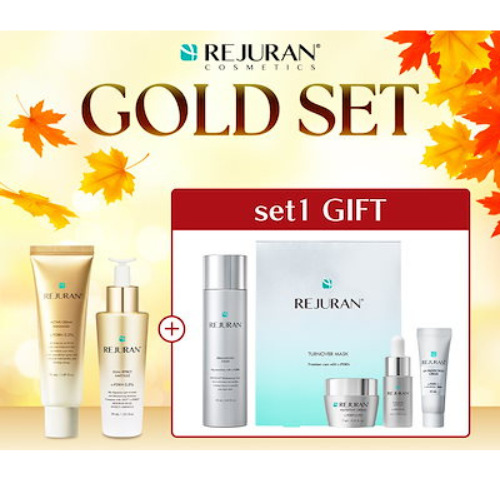 REJURAN PDRN (c-PDRN) Gold Set – Ampoule + Cream with Bonus Trial Gifts