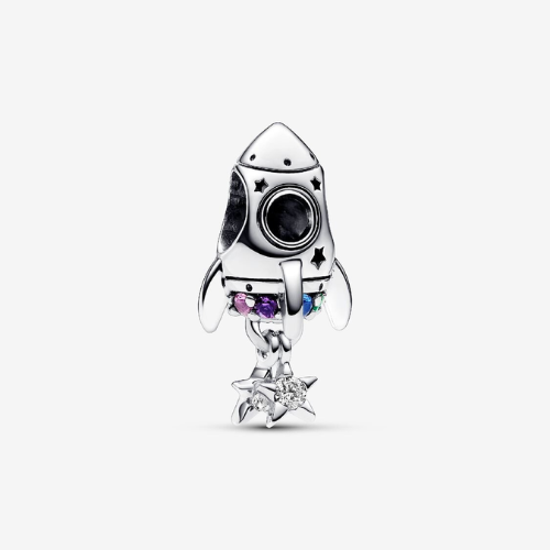 PANDORA Space Love Rocket Charm