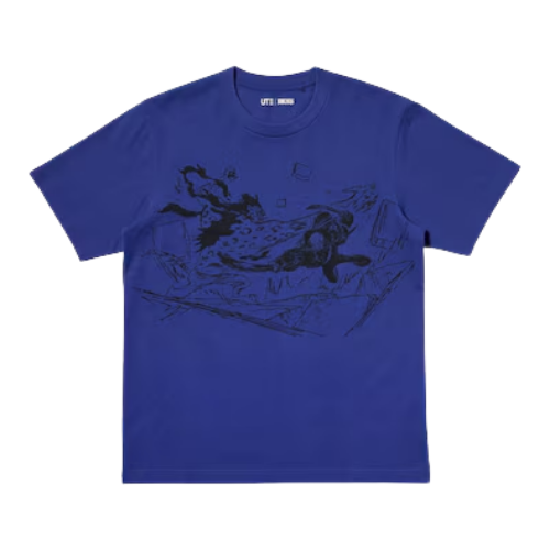 UNIQLO - ONE PIECE UT Graphic T-Shirt | Lucci and Zorro (BLUE)