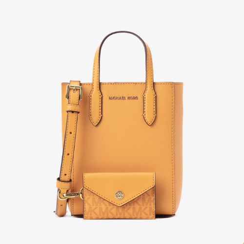 MICHAEL KORS OUTLET – Vincent Saffiano Leather Crossbody with Card Case Extra Small