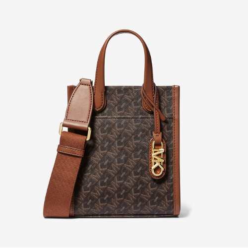 MICHAEL KORS OUTLET – GIGI Empire Signature Logo Shopper Tote Crossbody Extra Small