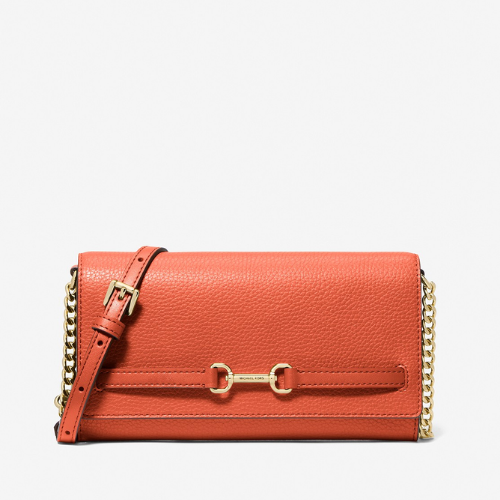 MICHAEL KORS OUTLET – Carson Pebbled Leather Convertible Crossbody Large