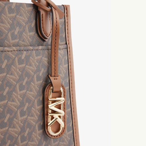 MICHAEL KORS OUTLET – GIGI Empire Signature Logo Shopper Tote Crossbody Extra Small