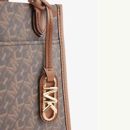 MICHAEL KORS OUTLET – GIGI Empire Signature Logo Shopper Tote Crossbody Extra Small