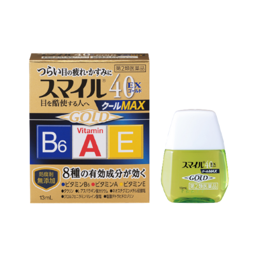 Lion Smile 40EX Gold Cool MAX Eye Drops – 13ml