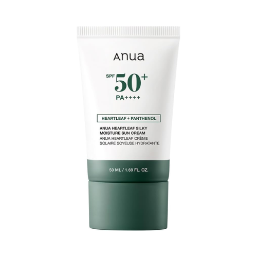 ANUA Heartleaf Silky Moisturizing Sun Cream SPF50+ PA++++ 50ml