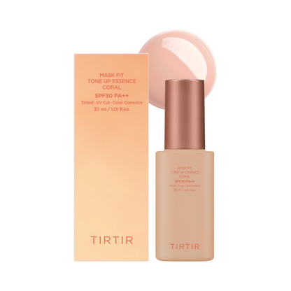 TIRTIR Mask Fit Tone Up Essence Coral SPF30 PA++ 30ml
