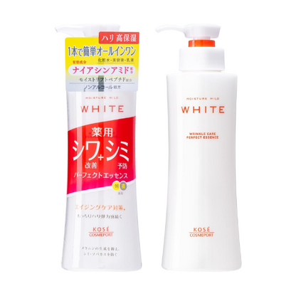 KOSE MOISTURE MILD WHITE - CUIDADO COM RUGAS Essência Perfeita