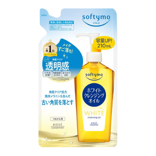 Softymo White Cleansing Oil 210ml (Refill)