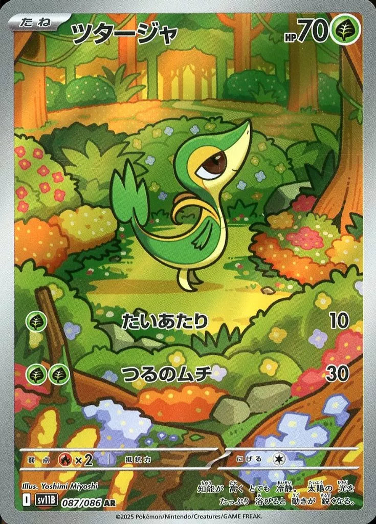 ツタージャ AR 087/086 ポケモンカード