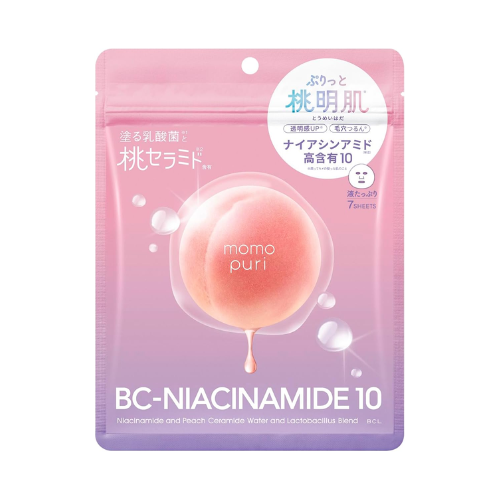 momopuri Moisture Barrier Serum Mask N (7 Sheets)