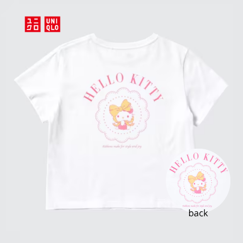 UNIQLO Sanrio characters UT Graphic T-Shirt | Cropped