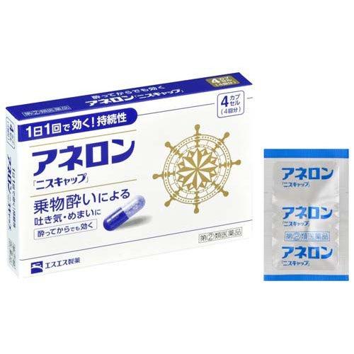 SS Pharmaceutical - ANERON (ANELON) Niscap Motion Sickness Relief Capsules